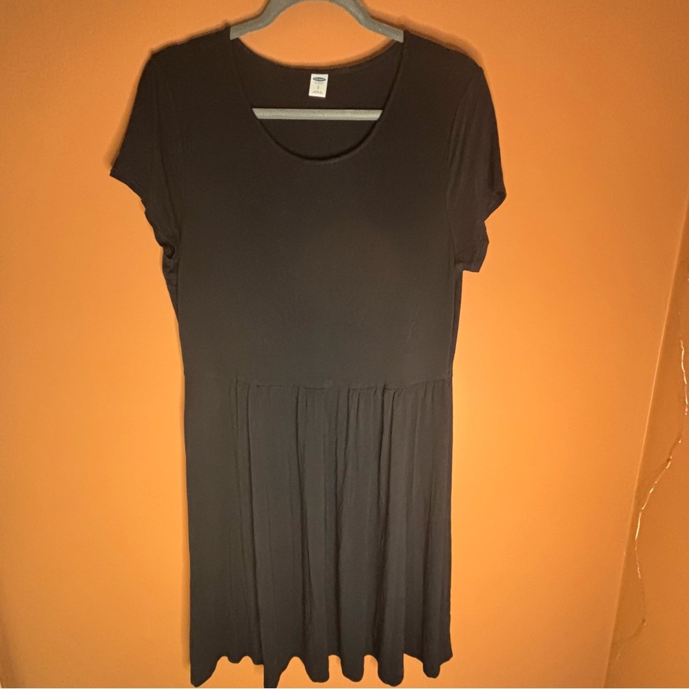 Old Navy Black Short Sleeve Dress